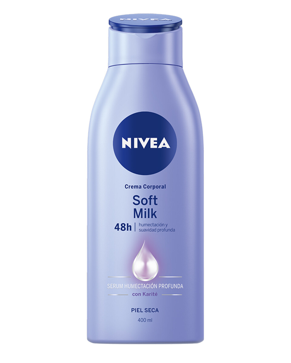 Crema corporal Nivea Soft Milk con Hydra IQ y Karité 400ml 