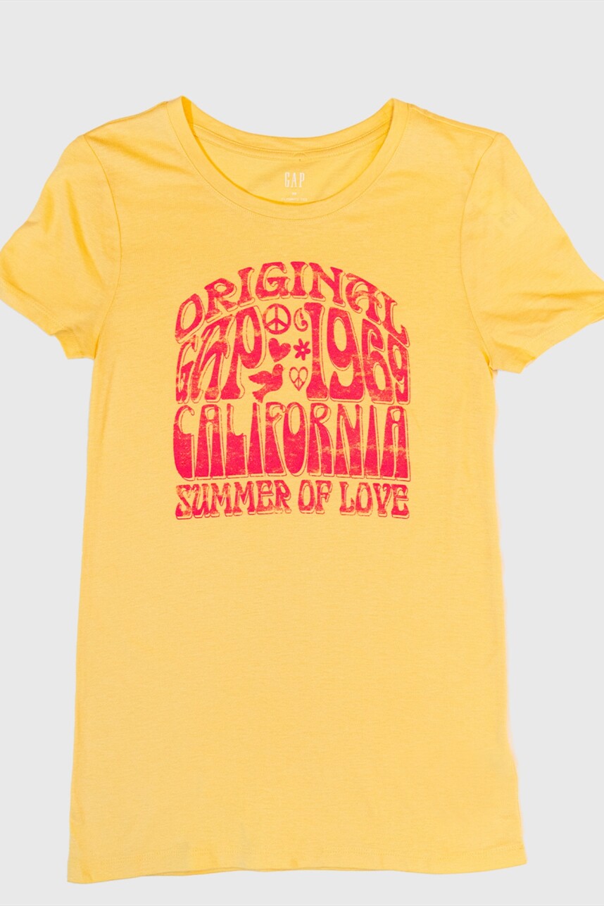 Remera Gráfico Manga Corta Mujer Summer Of Love