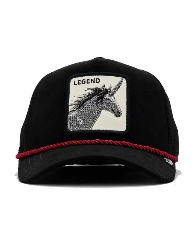 Gorra Goorin Bros Trucker Baseball - Legend Unicornio Strass Negro Gorra Goorin Bros Trucker Baseball - Legend Unicornio Strass Negro