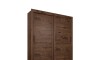 Ropero Titanium 2 Puertas Corredizas Oscuro