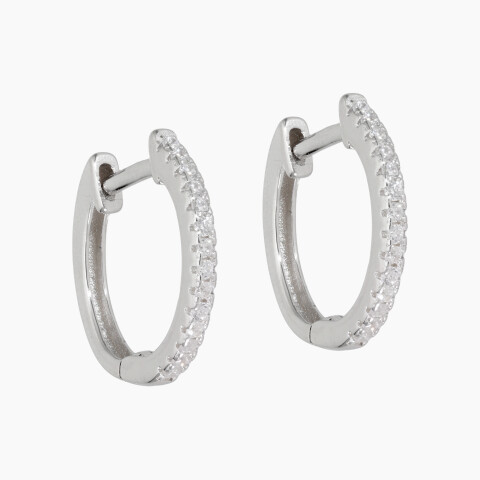 Aros en plata 925 con circonias Aros En Plata 925 Con Circonias