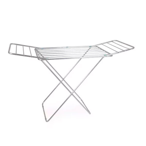 TENDEDERO PISO CON EXTENSIONES ALUMINIO GRIS