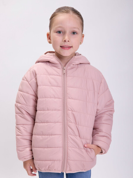 Campera abrigo Rosa Pastel