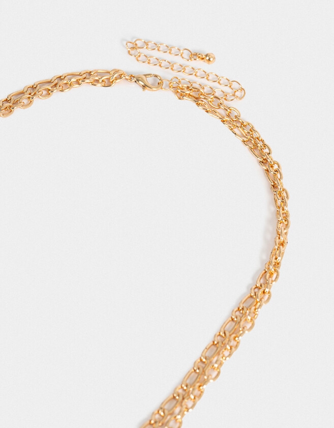 Collares Cortos Multi dijes Collar Corto Multidijes - Combinacion Bicolor