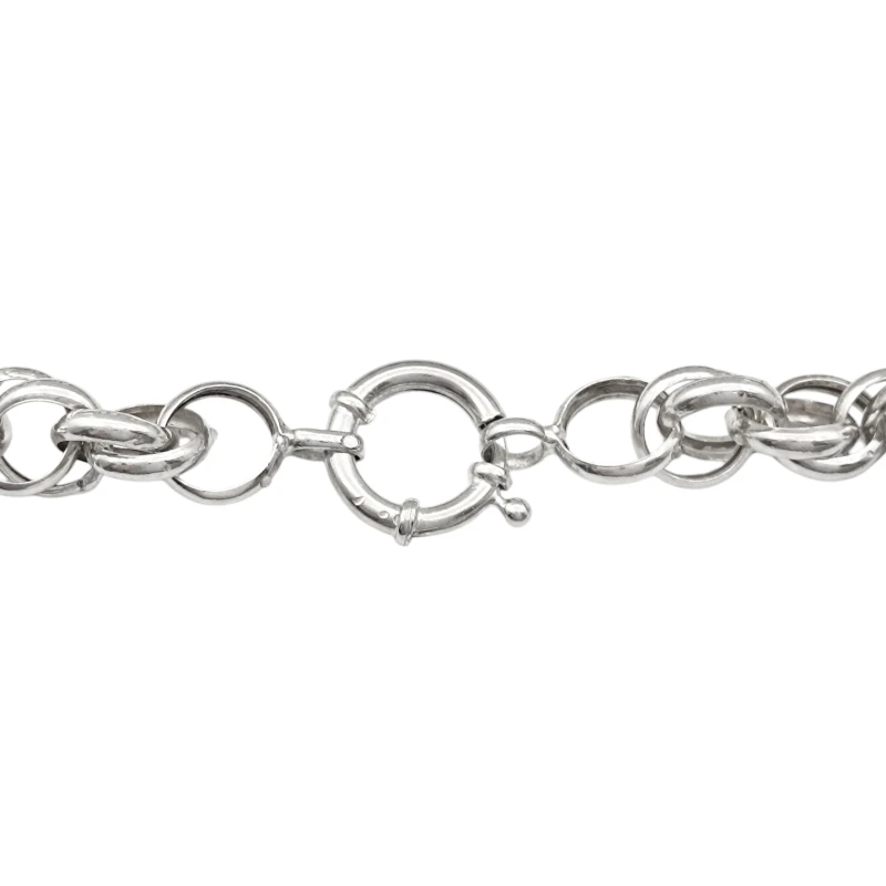 Cadena Tourbillon doble - Plata 925 - Sin Piedra - CD3404 sinpiedra