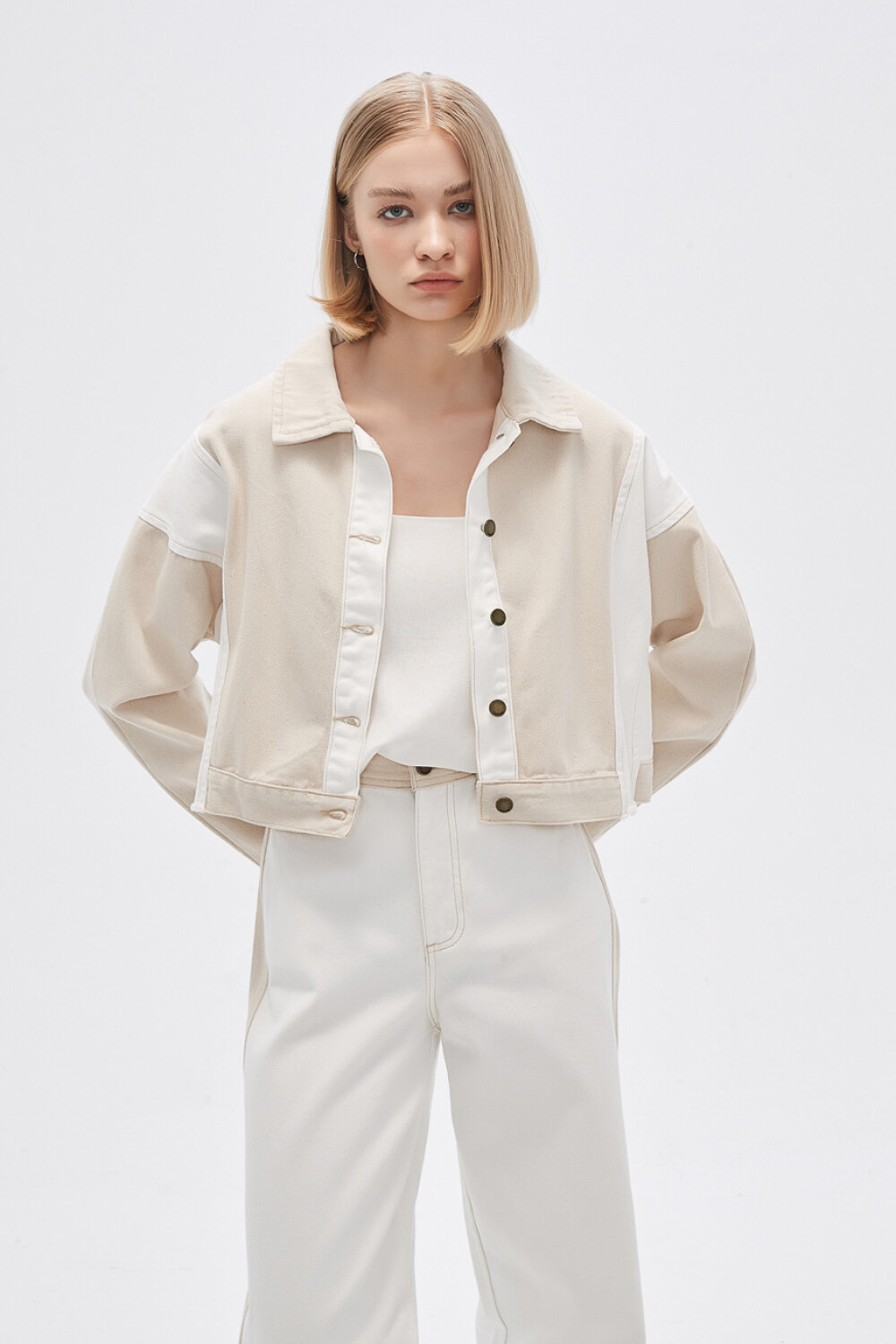 Campera Trenca Estampado 1