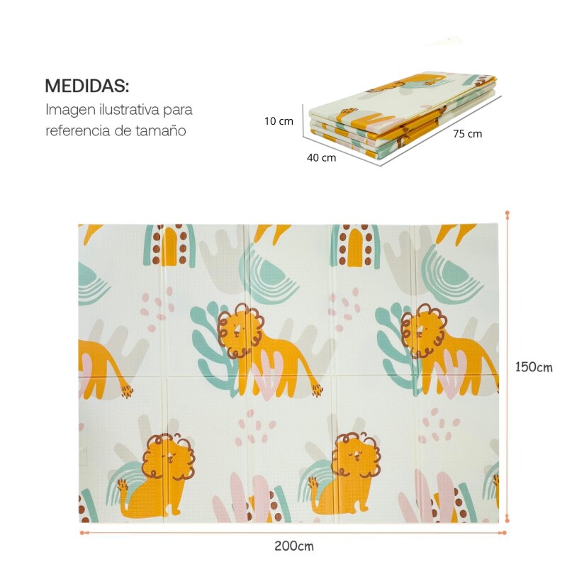 Alfombra Infantil Plegable y Reversible Antideslizante C Alfombra Infantil Plegable y Reversible Antideslizante C