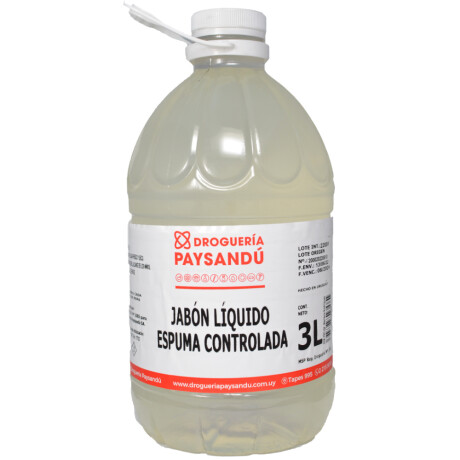 Jabón Líquido Espuma Controlada 3 L