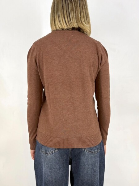 POLERA SLOWLY 8818 MARRON