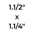 Buje de ppl 1"x 1/2" Buje De Ppl 1.1/2"x 1.1/4"