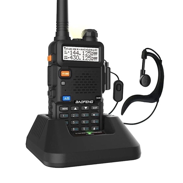 Handy Radio Transmisor Baofeng Bf-uv-5r Vox Dual Band 1800 Bandas De Frecuencia 400-480 Mhz Color Negro Handy Radio Transmisor Baofeng Bf-uv-5r Vox Dual Band 1800 Bandas De Frecuencia 400-480 Mhz Color Negro