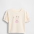 IE FRCH BF SS LOGO T IVORY FROST