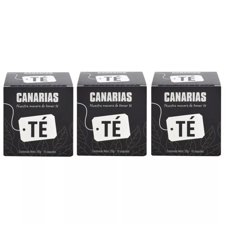 Pack 3X2 Té Negro Canarias 20GR 001
