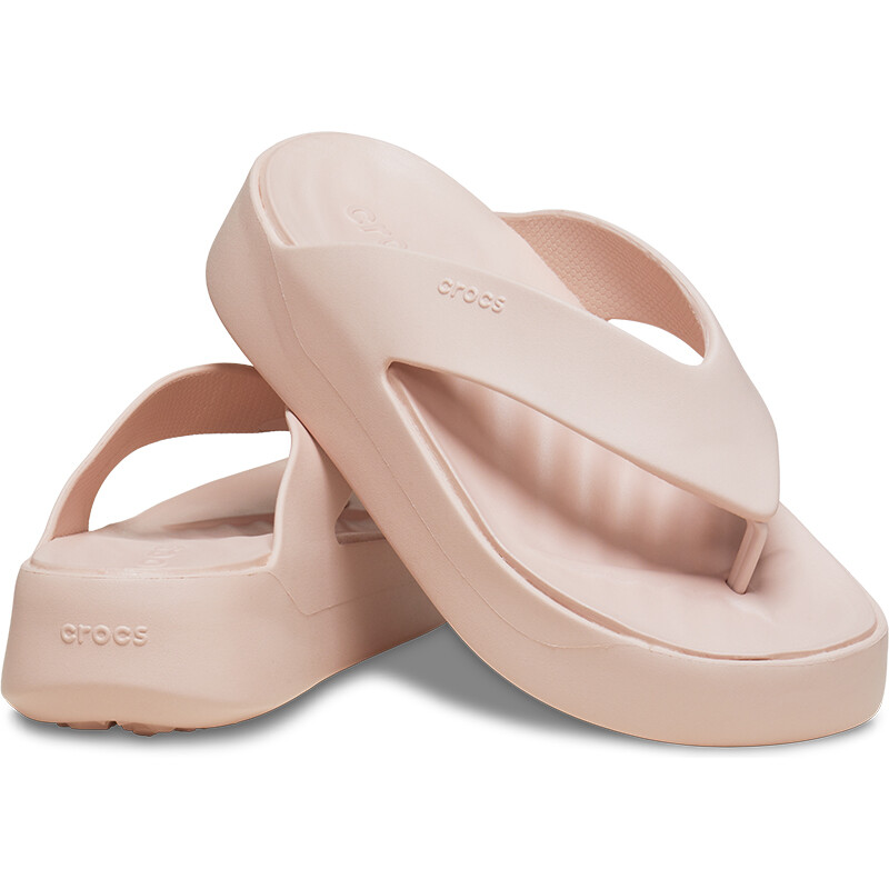 Sandalias Crocs Getaway Plataform Flip Rosado