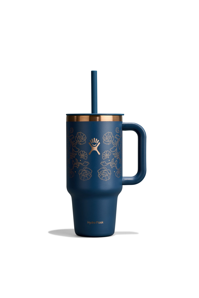 32 OZ ALL AROUND TRAVEL TUMBLER - Western Dark Blue 
