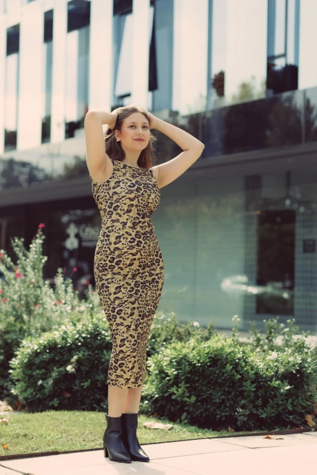 Vestido Cora Animal Print