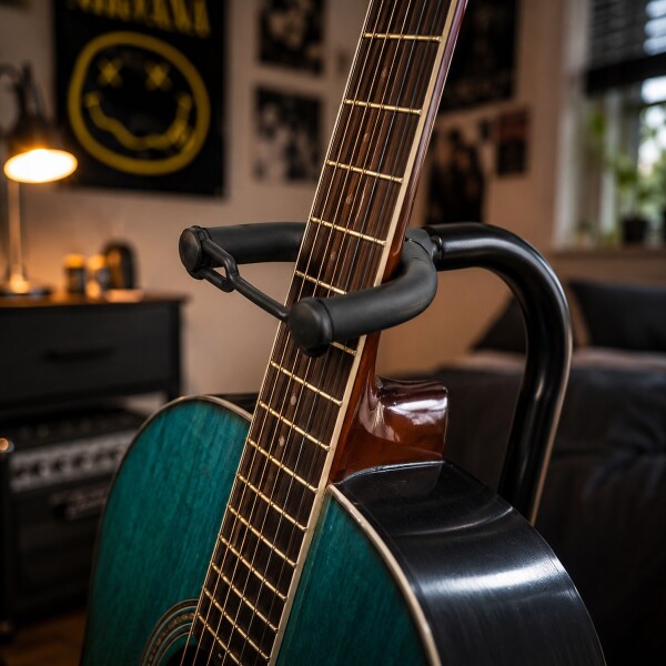 Soporte Para Guitarra Bajo De Pie Regulable Universal Acero IMBACK Color Negro Soporte Para Guitarra Bajo De Pie Regulable Universal Acero IMBACK Color Negro