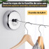 Tendedero Ropa Soga Linea 2,8 Metros Tender Pared Retractil Imback Color Plateado Tendedero Ropa Soga Linea 2,8 Metros Tender Pared Retractil Imback Color Plateado