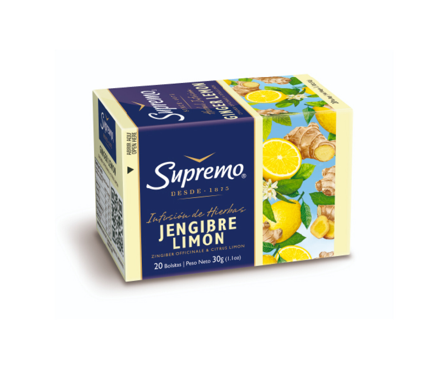 TE SUPREMO JENGIBRE LIMON 20/S 