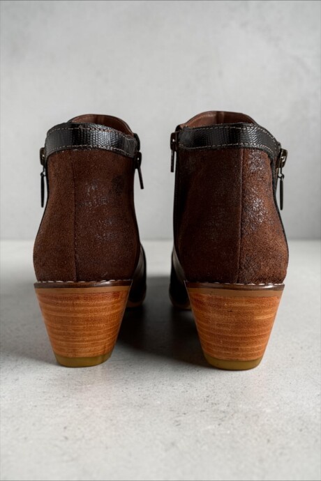 Bota Eva Chocolate Jaspeado Con Arte Bota Eva Chocolate Jaspeado Con Arte