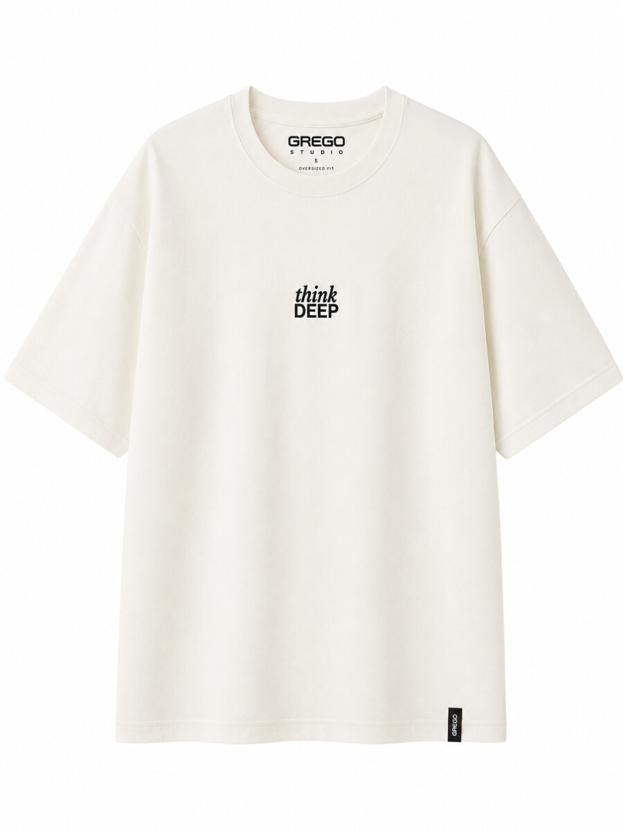 REMERA NEW DEN - OFF WHITE 
