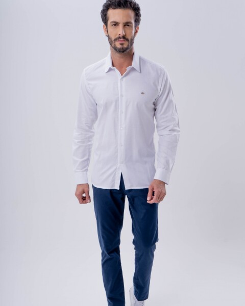 Camisa Manga Larga Blanco Ezm 2023 U