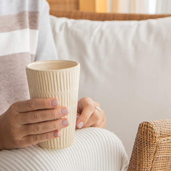 Vaso Alto Amarillo
