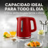 Jarra Electrica Marvo 1.7 Litros Corte Automatico Hervidor Variante Color Rojo
