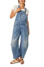 JARDINERO DENIM GOOD LUCK Azul