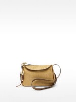 Bolso Bandolera De Efecto Rafia Con Solapa natural