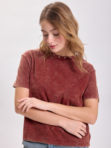 Remera estampa Terracota