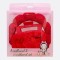 Set De Accesorios Para Cabello Y Cuidado Facial Rojo