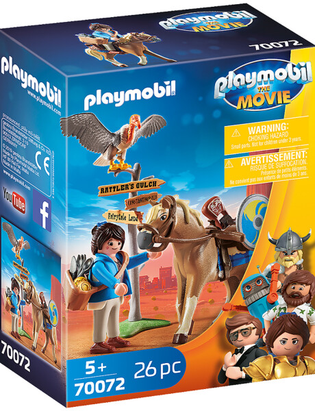 Playmobil Movie Marla con caballo 26 piezas Playmobil Movie Marla con caballo 26 piezas