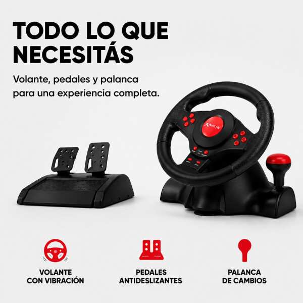 Volante Gamer Xtrike Me Cambios Pc Ps3 Xbox Switch Computado Volante Gamer Xtrike Me Cambios Pc Ps3 Xbox Switch Computado