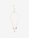 Collares Cortos Metal Collar Multicharm Bañado En Oro - Dorado