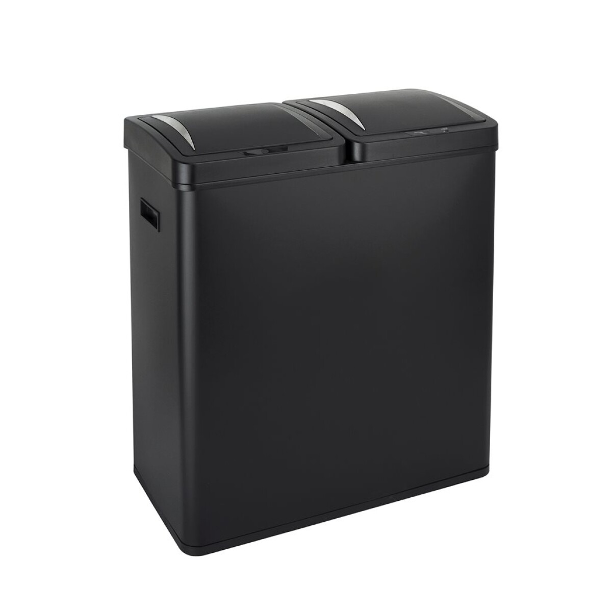 PAPELERA 60L (30L X2) 2 COMPARTIMENTOS C/SENSOR NEGRO 58CMX30CMX64CM 