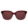 Lentes de Sol Namorados 2024 Redondo Viño/rojo Espejado