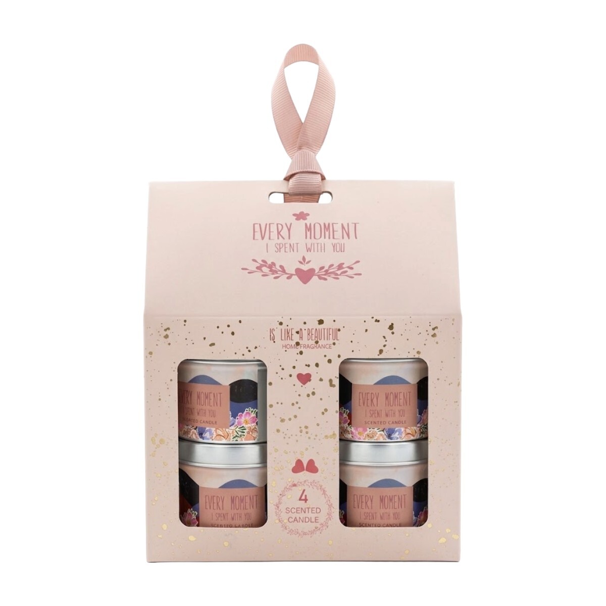 SET DE VELA AROMATICA EVERY MOMENT 4PZAS 