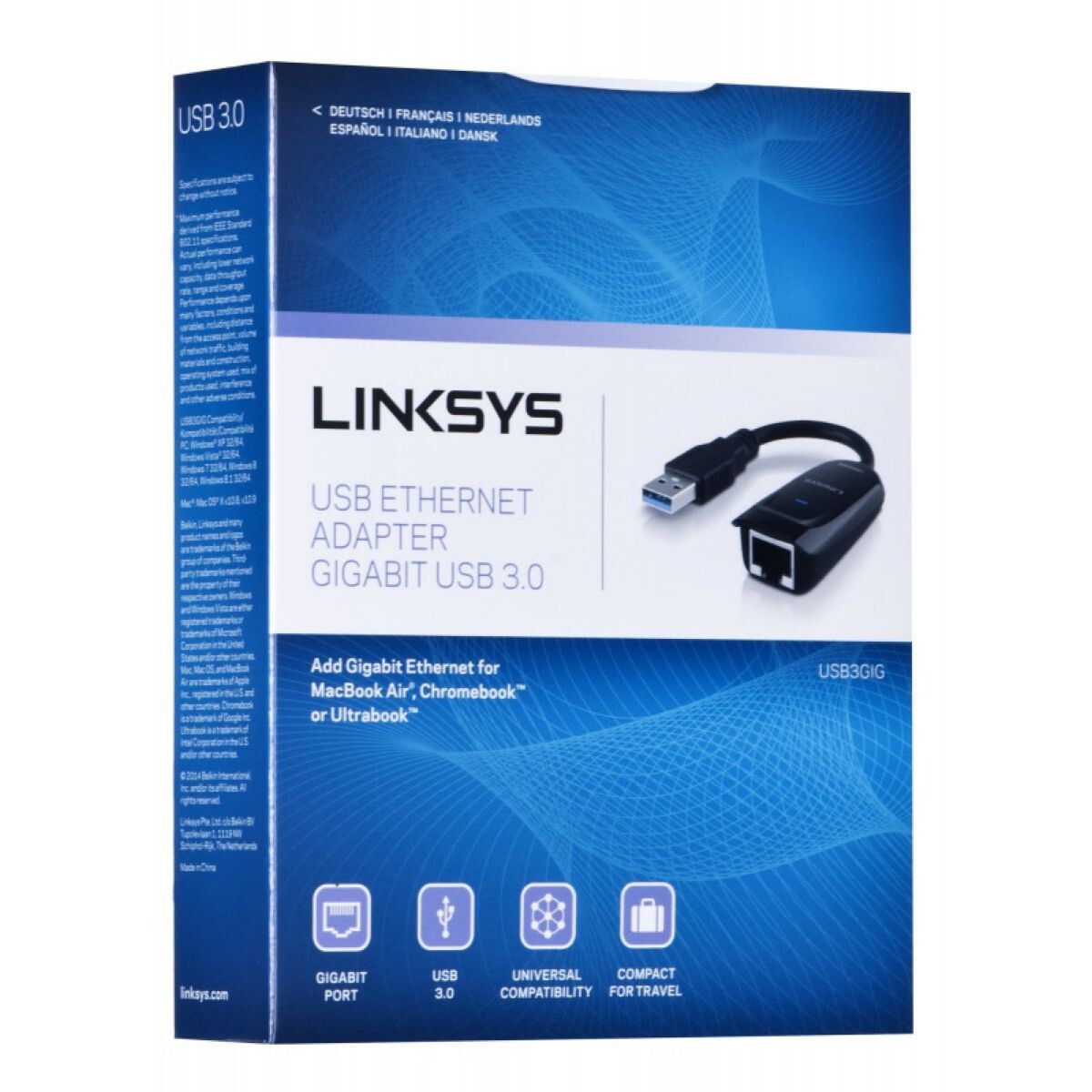 Adaptador Linksys USB3GIG RJ45 a USB 3.0 