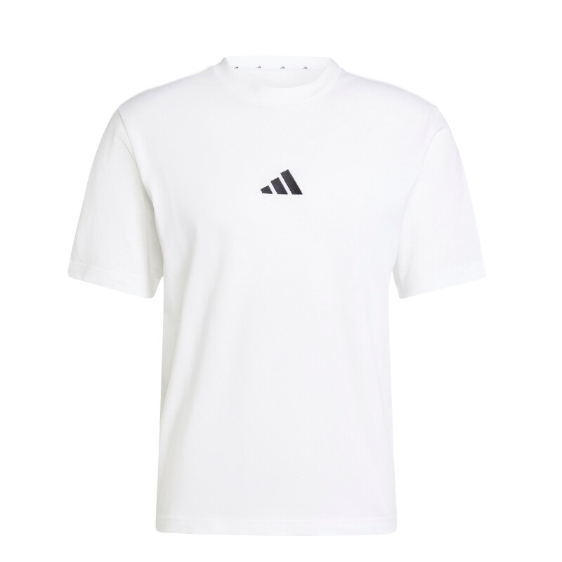 Remera de Hombre Adidas Essentials Sl Blanco - Negro