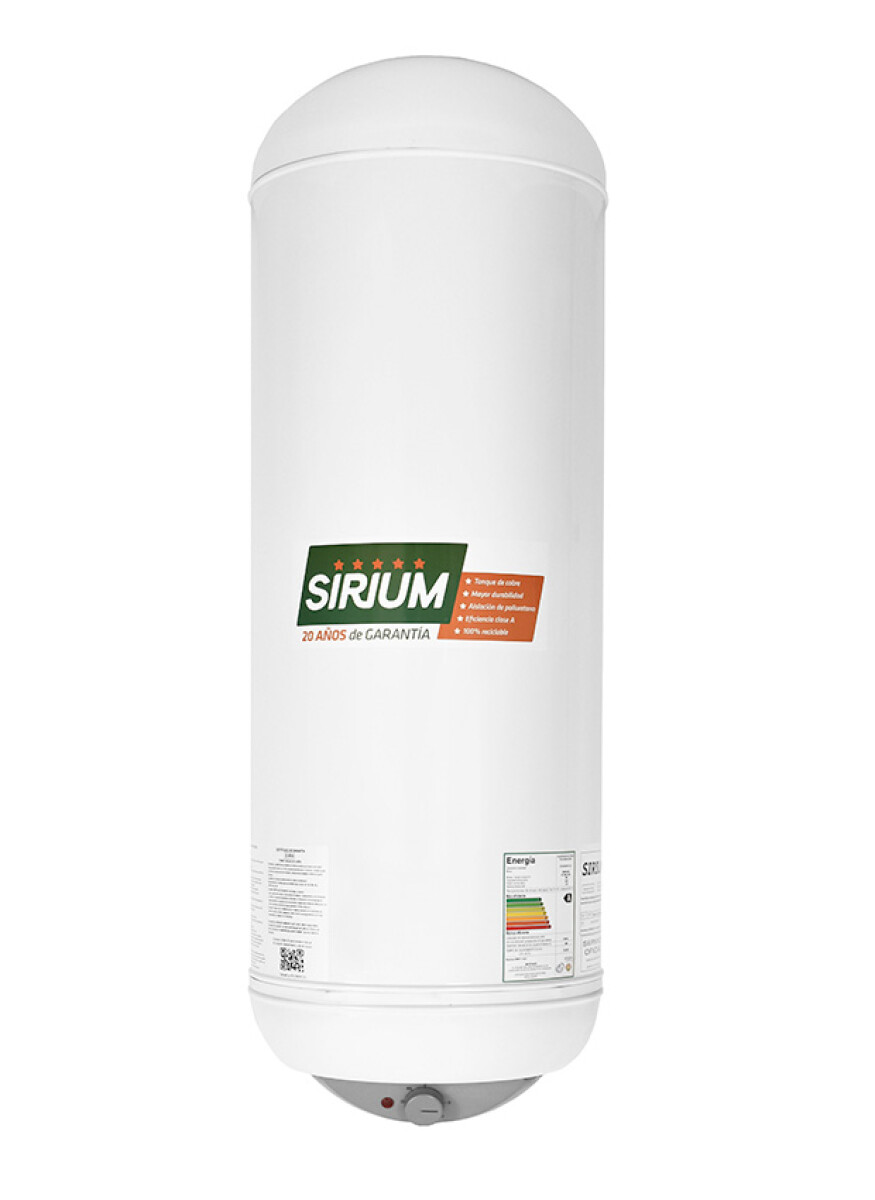 Calefón Sirium de cobre 90 litros 