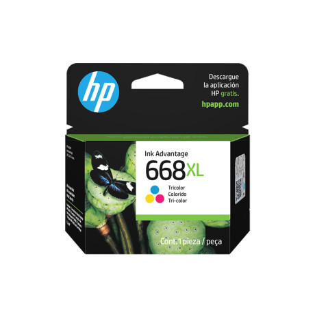 Cartucho HP 668 XL Deskjet 7FP38VL Tricolor Cartucho HP 668 XL Deskjet 7FP38VL Tricolor