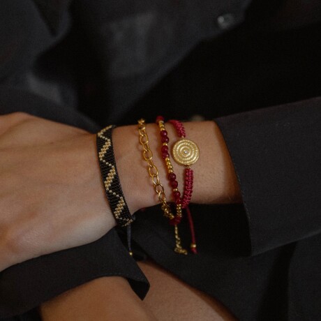 Pulsera LUCIA tejida - negra Pulsera LUCIA tejida - negra