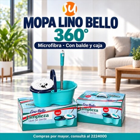 MOPA MICROFIBRA BALDE LINO BELLO 360 CON CAJA MOPA MICROFIBRA BALDE LINO BELLO 360 CON CAJA