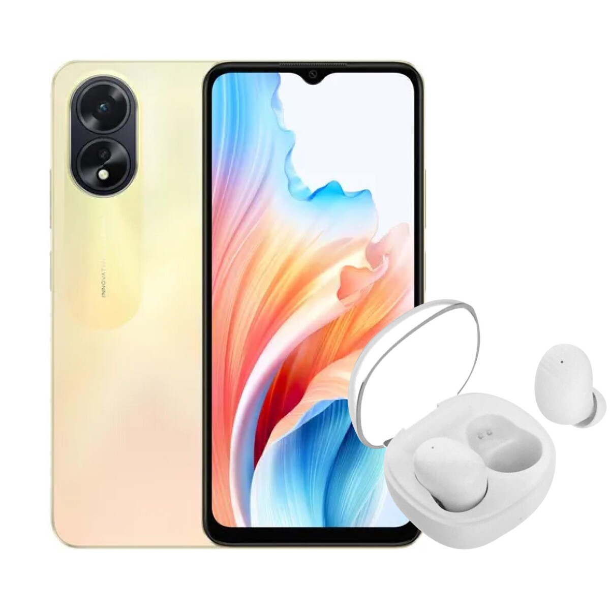 OPPO A38 6.56' 128GB 4GB RAM Cámara 50Mpx - Dorado 
