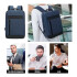 Mochila Porta Notebook Laptop C/puerto Usb Impermeable Variante Color Azul