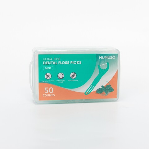 PALILLOS DE HILO DENTAL ULTRAFINOS (MENTA/50 UNIDADES) PALILLOS DE HILO DENTAL ULTRAFINOS (MENTA/50 UNIDADES)