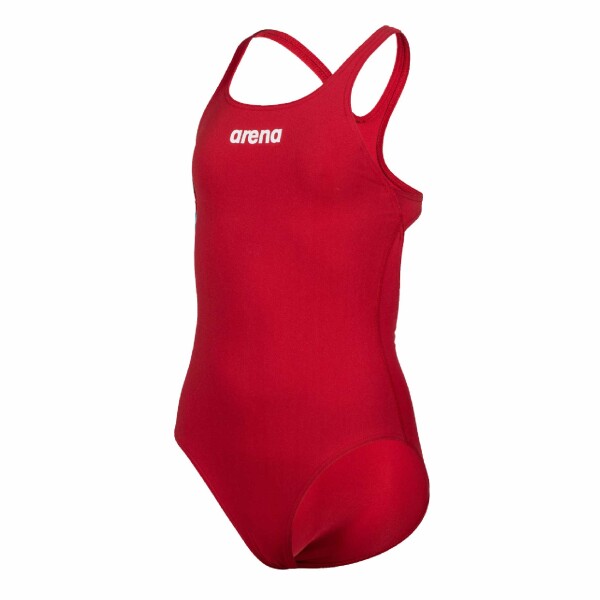 Malla De Entrenamiento Para Niña Arena Girl's Team Swimsuit Swim Pro Solid Rojo