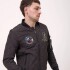 Campera bomber capitoneada Negro