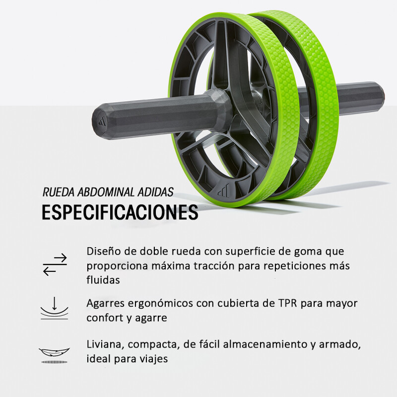 Rueda Abdominal Performance Adidas Verde